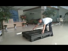 Yer tasarrufu ve çevre dostu ambalaj ve depolama için katlanabilir plastik palet konteyneri