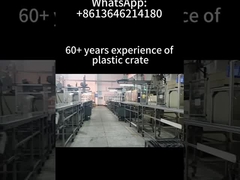 Katlanabilir sandık katlanabilir yığılabilir sabit olmayan döngü plastik kap