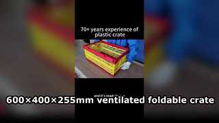 600×400×255mm Katlanabilir Plastik Kasa 10 Saniyede Nasıl Açılır