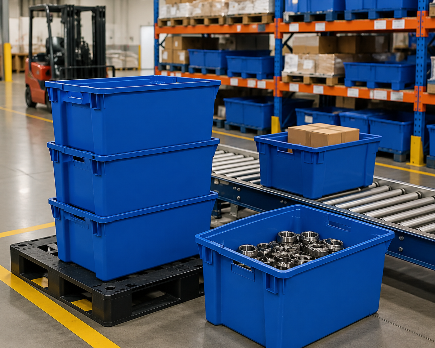 Şirketin en son blog yazıları Modern Depo Dağıtım Merkezlerinde Özelleştirilmiş İstiflenebilir ve İç İçe Geçen Plastik Kasalar Verimliliği Nasıl Artırır