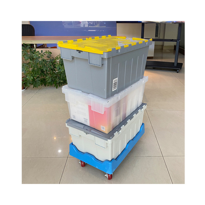 satın al 550*370*350mm, konforlu depolama ve taşıma için yerleştirilebilir plastik taşıma kutuları Çevrimiçi üretim