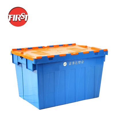 satın al Endüstriyel Lojistik Ambalajı 67L Yüklenebilir Plastik Kutular ve Kapakla Basitleştirildi Çevrimiçi üretim