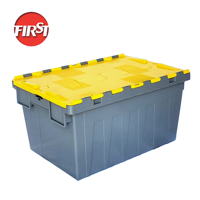 satın al FIRST 600*400*315mm Plastik Kapaklı Konteyner Çok Fonksiyonlu Hareketli Yığın ve Yuva Çevrimiçi üretim