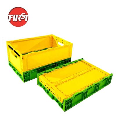 satın al Meyve Sebze Soğuk Zincir Lojistiği İçin Katlanabilir Özel Plastik Kasalar 508 × 338 × 100mm Çevrimiçi üretim