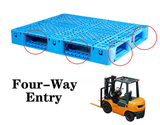 satın al PP Stackable Warehouse heavy duty plastic pallet Four Way Forklift Entry Sustainability Çevrimiçi üretim