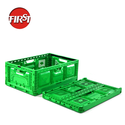 Plastik Meyve Depolama Kutuları sepetler Sebze Depolama Katlı 600x400x52mm